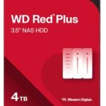 【Amazon.co.jp限定】Western Digital ウエスタンデジタル WD RedPlus 内蔵HDD ハードディスク 4TB CMR 3.5inch SATA キャッシュ128MB 5400rpm NAS対応 WD40EFZZ-AJP エコパッケージ 【国内正規代理店品】
