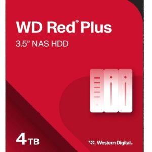 【Amazon.co.jp限定】Western Digital ウエスタンデジタル WD RedPlus 内蔵HDD ハードディスク 4TB CMR 3.5inch SATA キャッシュ128MB 5400rpm NAS対応 WD40EFZZ-AJP エコパッケージ 【国内正規代理店品】