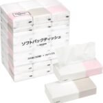 by Amazon ソフトパックティッシュ FSC認証紙 320枚160組(2枚重ね) x 24パック入 ホワイト