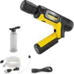 【Amazon.co.jp限定】ケルヒャー(Karcher) コードレス高圧洗浄機 OC Handy Compact CB USB-C充電式(10W以上推奨) 水道接続不要/丈夫なホース 高性能4in1ノズル バッテリー一体型 ペットボトル使用可能 簡単セットアップ/ハンディ モバイル コンパクト 軽量/洗車 ベランダ 玄関 1.328-125.0