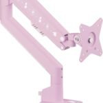 【5年保証付き】PS1S Wave Pastel Pink Devil モニターアーム シングル ピンク デビル かわいい 上下 24インチ 27インチ 32インチ