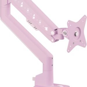 【5年保証付き】PS1S Wave Pastel Pink Devil モニターアーム シングル ピンク デビル かわいい 上下 24インチ 27インチ 32インチ