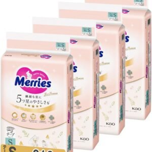 メリーズ 【テープ Sサイズ】 ファーストプレミアム(4~8kg) 216枚 (54枚×4) [ケース品] 【Amazon.co.jp限定】