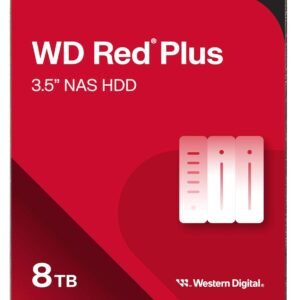 【Amazon.co.jp 限定】Western Digital ウエスタンデジタル WD Red Plus 内蔵 HDD 8TB CMR 3.5インチ SATA 5400rpm キャッシュ64MB NAS メーカー保証3年 WD80EFPX-AJP エコパッケージ 【国内正規取扱代理店】