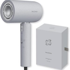 SALONIA サロニア エアトリートメント ドライヤー 大風量 速乾 軽量 ヘアドライヤー ストーングレー 【Amazon.co.jp限定】