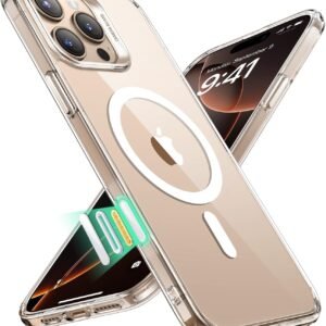 ESR iPhone16Pro ケース【カメラコントロール・3倍米軍MIL規格】MagSafe対応 いPhone16Pro ケース 傷に強い背面 SGS認証 ワイヤレス充電 マグセーフ対応 iPhone 16 Pro ケース 指紋防止 滑り止め ストラップホール付き iPhone 16Pro用 耐黄変 耐衝撃 クリア