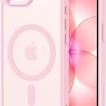 ESR iPhone 17e ケース【3倍米軍MIL規格・MagSafe対応】 iPhone16e用 phone17eケース 黄変防止 耐衝撃 米軍MIL規格認証 最大7倍の磁力ロック ワイヤレス充電 マグセーフ 指紋防止 滑り止め 軽薄型 PC背面TPUバンパー アイフォン16e iPhone17eケース Classicスマホカバーあいふおん17e(HaloLock)フロストピンク