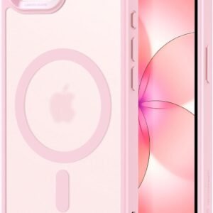 ESR iPhone 17e ケース【3倍米軍MIL規格・MagSafe対応】 iPhone16e用 phone17eケース 黄変防止 耐衝撃 米軍MIL規格認証 最大7倍の磁力ロック ワイヤレス充電 マグセーフ 指紋防止 滑り止め 軽薄型 PC背面TPUバンパー アイフォン16e iPhone17eケース Classicスマホカバーあいふおん17e(HaloLock)フロストピンク