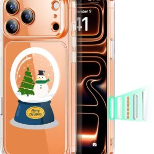 【3倍米軍MIL規格・MagSafe対応】ESR iPhone 17 Pro ケース ワイヤレス充電 ストラップホール付き エアガードコーナー 25W高速充電 Qi2.2対応 4H傷に強い背面 傷防止 滑り止め 指紋防止 耐衝撃 耐黄変 マグネットスマホケース いPhone17Pro ケース カメラコントロール iphone17pro用 Classicシリーズ 雪だるま