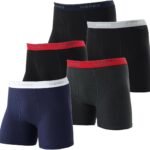 Hanes ボクサーパンツ(5枚組) 抗菌防臭 清潔 防臭効果 前開き 5PボクサーブリーフHM6ES703Jメンズ