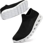 [MERPHINE] 世界一快適 スリッポン スニーカー 紐なし レディース メンズ 上履き 室内履き ウォーキング 立ち仕事 通勤 メッシュ 軽量 歩きやすい おしゃれ 夏 通気性