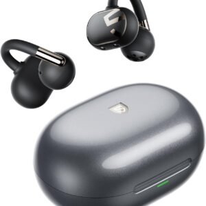 SOUNDPEATS Clip1 イヤーカフ ワイヤレスイヤホン オープンイヤー イヤホン ハイレゾ/LDAC対応/Dolby Audio対応/最大40時間再生 急速充電対応 Bluetooth5.4 マルチポイント接続 専用アプリ IPX5防水 クリップ式 開放型 軽量 小型 【VGP2025 SUMMER コスパ大賞】【VGP2025 SUMMER 金賞】 (ダークグレー)