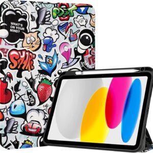 ProCase iPad 11世代/10世代 ケース iPad（A16）11インチ 2025/10.9インチ 2022通用 A2696 A2757 A2777 ペン収納 耐衝撃 三つ折り スタンド スマートカバー（シェア）