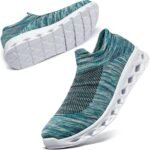 [MERPHINE] 世界一快適 スリッポン スニーカー 紐なし レディース メンズ 上履き 室内履き ウォーキング 立ち仕事 通勤 メッシュ 軽量 歩きやすい おしゃれ 夏 通気性