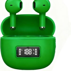 Bluetoothイヤホン ワイヤレスイヤホン IPX7防水 最大60時間再生 2026年最新Bluetooth6.0ブルートゥースイヤホン 全音域HIFI音質低遅延接続瞬時 片耳/両耳 WEB会議/運動/ゲーム/通学通勤/スポーツ/音楽用iPhone/Android対応 (green)