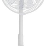 Amazonベーシック リビング扇風機 DCモーター 静音 リモコン付 9枚羽根 ソフト気流 入切タイマー 首振り 風量調節5段階 ホワイト 羽根直径30cm