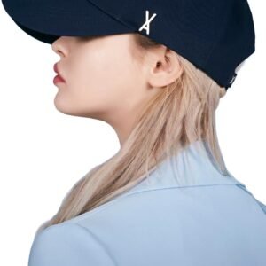 [VARZAR] バザール【公式直営店】 Stud logo over fit ball cap/スタッドロゴオーバーフィットボールキャップ 全4color ユニセックス キャップ 韓スト UV対策 深め 小顔効果 SNS話題 芸能人着用