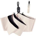 konciwa 日傘 軽量 189g-199g UVカット率 100% 完全遮光 遮熱 反射冷却素材採用 ワンタッチ自動開閉 折りたたみ傘 コンパクト 折り畳み日傘 紫外線遮断 耐風撥水 晴雨兼用 携帯便利 メンズ レディース 母の日 父の日