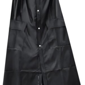 [DeliToo] レインコート 自転車 リュック対応 【二重透明レインバイザー付き】 レインウェア レディース バイク レインポンチョ ロング 大きい 防水 防風 雨具 雨合羽 かっぱ 超撥水 梅雨対策 豪雨対応 軽量 男女兼用 母の日 父の日 ギフト