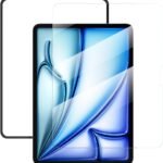 NIMASO ガラスフィルム iPad Air 11インチ M4 2026用/ iPad Air 11 M3 2025用/Air11インチ M2 2024用 衝撃吸収 強化 ガラス 保護フィルム 指紋防止 ガイド枠付き DTB26A2030