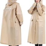 [DeliToo] レインコート 自転車 リュック対応 【二重透明レインバイザー付き】 レインウェア レディース バイク レインポンチョ ロング 大きい 防水 防風 雨具 雨合羽 かっぱ 超撥水 梅雨対策 豪雨対応 軽量 男女兼用 母の日 父の日 ギフト