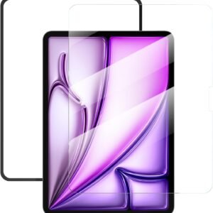 NIMASO ガラスフィルム iPad Air 13インチ M4 2026用/ iPad Air 13 M3 2025用/Air13インチ M2 2024用 衝撃吸収 強化 ガラス 保護フィルム 指紋防止 ガイド枠付き DTB26A2032
