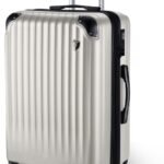 [New Trip] スーツケース キャリーケース 拡張機能付き 機内持ち込み 軽量 大型 S/M/Lサイズ キャリーバッグ 耐衝撃 大容量 ファスナータイプ 静音 ダブルキャスター TSAロック 海外 旅行 ビジネス 出張 (オートミールグレー、Sサイズ/機内持ち込み：2～3泊/40L)