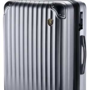 [New Trip] スーツケース キャリーケース 拡張機能付き 機内持ち込み 軽量 大型 S/M/Lサイズ キャリーバッグ 耐衝撃 大容量 ファスナータイプ 静音 ダブルキャスター TSAロック 海外 旅行 ビジネス 出張 (シルバー、Sサイズ/機内持ち込み：2～3泊/40L)