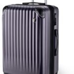 [New Trip] スーツケース キャリーケース 拡張機能付き 機内持ち込み 軽量 大型 S/M/Lサイズ キャリーバッグ 耐衝撃 大容量 ファスナータイプ 静音 ダブルキャスター TSAロック 海外 旅行 ビジネス 出張 (ダックパープル、Sサイズ/機内持ち込み：2～3泊/40L)