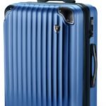 [New Trip] スーツケース キャリーケース 拡張機能付き 機内持ち込み 軽量 大型 S/M/Lサイズ キャリーバッグ 耐衝撃 大容量 ファスナータイプ 静音 ダブルキャスター TSAロック 海外 旅行 ビジネス 出張 (ブルー、Sサイズ/機内持ち込み：2～3泊/40L)
