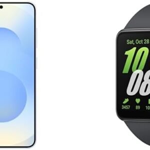 Samsung Galaxy S25 256GB|アイシーブルー+Samsung Galaxy Fit3|グレー|スマートウォッチ