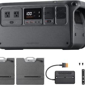 DJI Power 1000 ポータブル電源+200W折りたたみ式W ソーラーパネル2枚+MPPT1枚 4点セット IP67防塵／防水 角度調節可能 1024Wh リン酸鉄リチウムイオン 1.1時間急速充電 家庭用発電機 2000W出力 大容量 長寿命10年 ソーラー発電機 蓄電池 ポータブル バッテリー アウトドア キャンプ RV車中泊用 節電 停電対策 防災グッズ