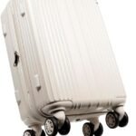 [EXCITECH Biz] 【現役客室乗務員監修】スーツケース キャリーケース 機内持ち込み可能 拡張機能付き ストッパー付き 超軽量【日本企業企画】Sサイズ 40L キャリーバッグ 旅行 ビジネス 出張 1〜3泊 アイボリー