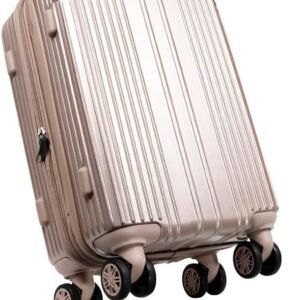 [EXCITECH Biz] 【現役客室乗務員監修】スーツケース キャリーケース 機内持ち込み可能 拡張機能付き ストッパー付き 超軽量【日本企業企画】Sサイズ 40L キャリーバッグ 旅行 ビジネス 出張 1〜3泊 シャンパンロゼ