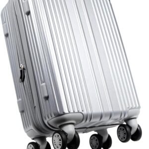 [EXCITECH Biz] 【現役客室乗務員監修】スーツケース キャリーケース 機内持ち込み可能 拡張機能付き ストッパー付き 超軽量【日本企業企画】Sサイズ 40L キャリーバッグ 旅行 ビジネス 出張 1〜3泊 シルバー
