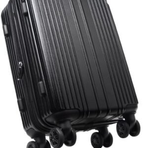 [EXCITECH Biz] 【現役客室乗務員監修】スーツケース キャリーケース 機内持ち込み可能 拡張機能付き ストッパー付き 超軽量【日本企業企画】Sサイズ 40L キャリーバッグ 旅行 ビジネス 出張 1〜3泊 ブラック