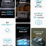 DJI Power 1000ポータブル電源+DJI Power SDC - 車用デバイス充電プラグ 電源ケーブル (12 V)