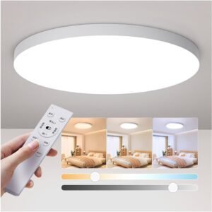 「Coizabera」LEDシーリングライト 10畳 45W 直径40センチ 調光調色 天井 照明器具 メモリー タイマー 豆電球常夜灯 照明 天井 4900LM ledライト 電気 蛍光灯 8畳 10畳 12畳 リモコン・スマホ操作 寝室/リビング/ダイニング/書斎に適用