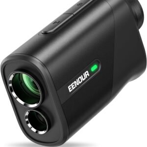 EENOUR ゴルフレーザー距離計 Ultra-mini 【今平周吾プロ推薦】 ミニシリーズ ゴルフ 距離計測器 高透過レンズ 超小型 距離測定器 Mini 超軽量 充電式 専用ケース付き