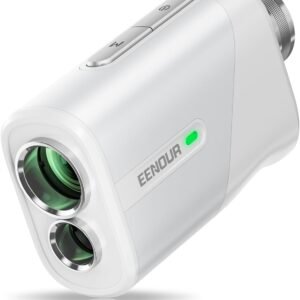 EENOUR ゴルフレーザー距離計 Ultra-mini 【今平周吾プロ推薦】 ミニシリーズ ゴルフ 距離計測器 高透過レンズ 超小型 距離測定器 Mini 超軽量 充電式 専用ケース付き