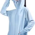 [Goodfeel] ラッシュガード レディース UVカット99.9％ UPF50+ 体型カバー 長袖 大きいサイズ パーカー 水着 フード付き 涼しい 冷感 360°紫外線対策 日焼け防止 軽量 通気性 速乾 夏服 アウター アウトドア 海