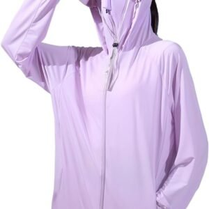 [Goodfeel] ラッシュガード レディース UVカット99.9％ UPF50+ 体型カバー 長袖 大きいサイズ パーカー 水着 フード付き 涼しい 冷感 360°紫外線対策 日焼け防止 軽量 通気性 速乾 夏服 アウター アウトドア 海