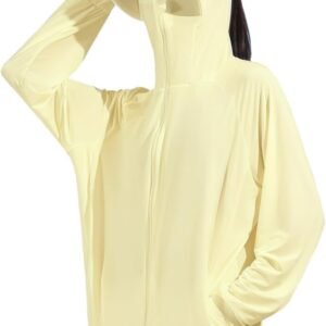 [Goodfeel] ラッシュガード レディース UVカット99.9％ UPF50+ 体型カバー 長袖 大きいサイズ パーカー 水着 フード付き 涼しい 冷感 360°紫外線対策 日焼け防止 軽量 通気性 速乾 夏服 アウター アウトドア 海