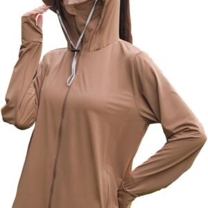 [Goodfeel] ラッシュガード レディース UVカット99.9％ UPF50+ 体型カバー 長袖 大きいサイズ パーカー 水着 フード付き 涼しい 冷感 360°紫外線対策 日焼け防止 軽量 通気性 速乾 夏服 アウター アウトドア 海