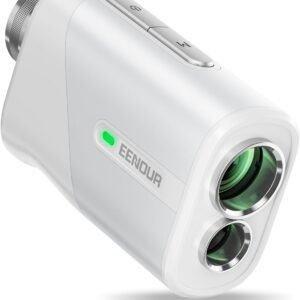 EENOUR ゴルフレーザー距離計 Ultra-mini 【今平周吾プロ推薦】 ミニシリーズ ゴルフ 距離計測器 高透過レンズ 超小型 距離測定器 Mini 超軽量 充電式 専用ケース付き