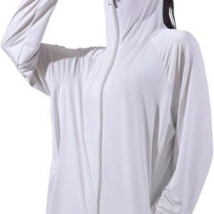 [Goodfeel] ラッシュガード レディース UVカット99.9％ UPF50+ 体型カバー 長袖 大きいサイズ パーカー 水着 フード付き 涼しい 冷感 360°紫外線対策 日焼け防止 軽量 通気性 速乾 夏服 アウター アウトドア 海