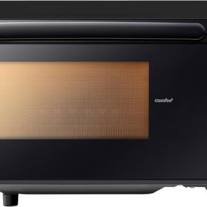 コンフィー(COMFEE') 電子レンジ 17L フラットテーブル 単機能 縦開き 全国対応 一人暮らし【メーカー保証2年】CF-EX201-BK ブラック