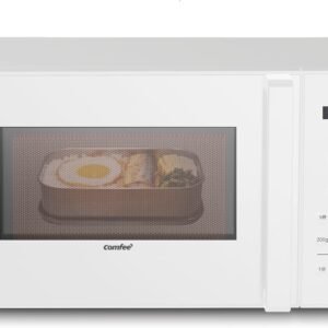 コンフィー(COMFEE') 電子レンジ 17L ターンテーブル ヘルツフリー 単機能 シンプル 押しやすいボタン式 消音モード付き 一人暮らし 二人暮らし 【メーカー保証2年】 CF-EM203-WH ホワイト