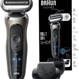 ブラウン 電気シェーバー シリーズ7 電動 髭剃り メンズ 【Amazon.co.jp限定】 72-C1500s ヒゲトリマー チタニウムゴールド