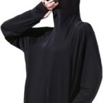 [Goodfeel] ラッシュガード レディース UVカット99.9％ UPF50+ 体型カバー 長袖 大きいサイズ パーカー 水着 フード付き 涼しい 冷感 360°紫外線対策 日焼け防止 軽量 通気性 速乾 夏服 アウター アウトドア 海